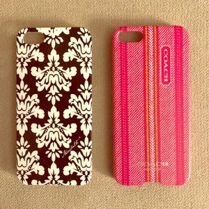 Coach Pink IPhone 5 Case & Macbeth Collection Case